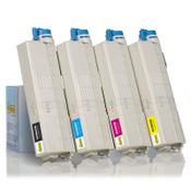OKI 46490608/07/06/05 high-capacity BK/C/M/Y toner 4-pack (123ink version) image