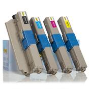 OKI 46508716/15/14/13 BK/C/M/Y toner 4-pack (123ink version) image