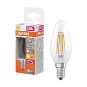 Osram E14 LED clear dimmable candle filament bulb 3.4W (40W) | 2700K image