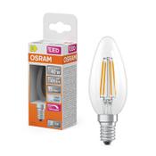 Osram E14 LED clear dimmable candle filament bulb 3.4W (40W) | 4000K image