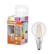 Osram E14 LED clear filament ball bulb 1.8W (25W) | 2700K image