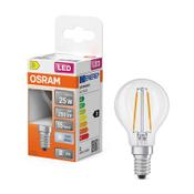 Osram E14 LED clear filament ball bulb 1.8W (25W) | 4000K image