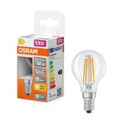 Osram E14 LED clear filament ball bulb 3.4W (40W) | 2700K image