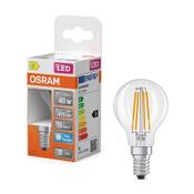Osram E14 LED clear filament ball bulb 3.4W (40W) | 6500K image