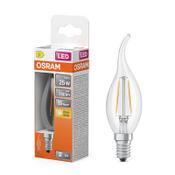 Osram E14 LED clear filament decorative candle bulb 1.8W (25W) | 2700K image