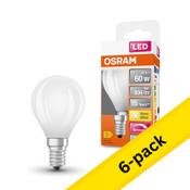 Osram E14 LED dimmable matte filament ball bulb 5.5W (60W) (6-pack) image
