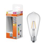 Osram E27 LED clear filament Edison bulb 1.8W (25W) | 2700K image