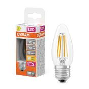 Osram E27 LED dimmable clear filament candle bulb 3.4W (40W) | 2700K image