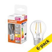 Osram E27 LED dimmable filament ball bulb 4.8W (40W) (6-pack) image