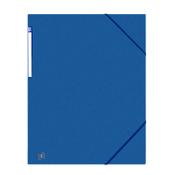 Elastic folder A3 | blue cardboard | Oxford Top File image