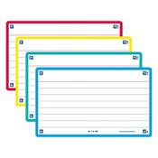 Flashcards (A7, coloured) | lined | Oxford | 80-pack image