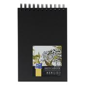 Hardcover spiral sketch book A5 (black, 225 grams) | Oxford | 40 sheets image