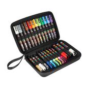 POSCA PC-1MC/PC-3M/PC-5M/PC-8K paint marker set in luxury case | 24-pack image