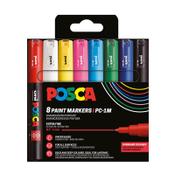 POSCA PC-1MC paint marker set (0.7 - 1mm conical) | 8-pack image