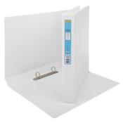 Panorama ring binder (A4) with 2 D-rings (20mm) | white | 123ink image