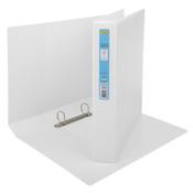 Panorama ring binder (A4) with 2 D-rings (30mm) | white | 123ink image