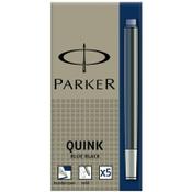 Fountain pen refill | blue/black | Parker Quink | 5-pack image