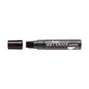 Chalk marker 8 - 16mm chisel | black | Pentel SMW56 image