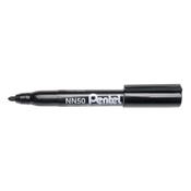 Pentel Green-Label NN50 black permanent marker (1.3mm - 3mm round) image