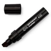 Permanent marker 5 - 16mm chisel | 123ink | black image