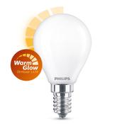 Philips E14 LED WarmGlow dimmable matte ball bulb 3.4W (40W) image