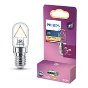 Philips E14 LED clear filament T20 tube bulb 1W (15W) | 2700K image