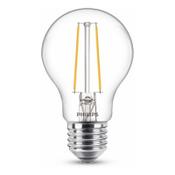 Philips E27 LED warm white filament pear bulb 1.5W (15W) image