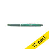 Ballpoint pen | erasable | green | Pilot Frixion Clicker | 12-pack