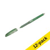 Rollerball pen | erasable | green | Pilot Frixion Point | 12-pack image