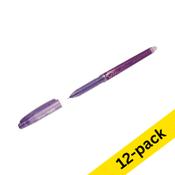 Rollerball pen | erasable | violet | Pilot Frixion Point | 12-pack image