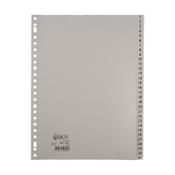 Plastic tabs 1-31 (31 grey tabs) | A4, 23-hole | 123ink image