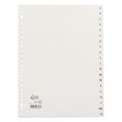 Plastic tabs A-Z (20 white tabs) | A4, 23-hole | 123ink image