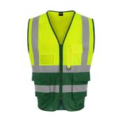 Pro RTX Executive fluorescent yellow/paramedic green hi-vis waistcoat L