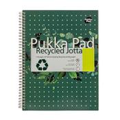 Notepad spiral A4+ | Metallic green | Pukka Pad Recycled Jotta | 55 sheets image