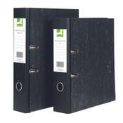 A4 lever arch file (70mm) | cardboard | Q-Connect KF20001 black | 10-pack image