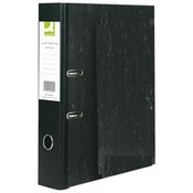 Foolscap lever arch file (70mm) | cardboard | Q-Connect KF20002 black | 10-pack image