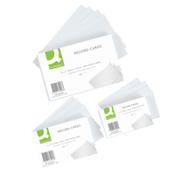 Index cards (203 x 127mm, lined) | Q-Connect KF35206 | 100-pack