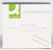 Q-Connect KF01315 paperclips, 32mm (1000-pack) **Clearance** image