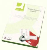Multi-purpose labels (63.5 x 38mm) | Q-Connect | 2100 labels image