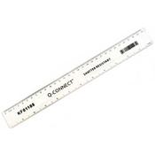 Plastic ruler (30cm, shatterproof) | Q-Connect KF01108 image
