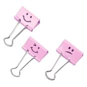 Foldback clip 19mm | candy pink | Rapesco Emoji | 20-pack image