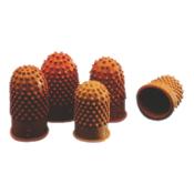 Rexel Velos no. 3 dark orange counting fingers, 21mm (10-pack)