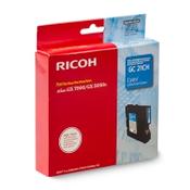 Ricoh 405537 high-capacity cyan ink cartridge (original Ricoh) image