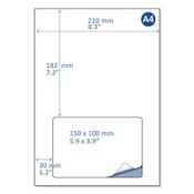Packing slip/ return labels (150 x 100mm) | Rillstab | 500 labels image