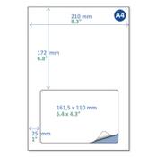 Packing slip/ return labels (161.5 x 110mm) | Rillstab | 100 labels image