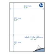 Packing slip/ return labels (210 x 102mm) | Rillstab | 500 labels image