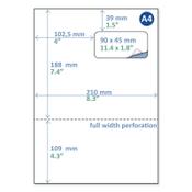 Packing slip/ return labels (90 x 45mm) | Rillstab | 100 labels image
