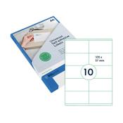Transparent labels (105 x 57mm) | Rillprint | 250 labels image