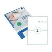 Transparent labels (210 x 148mm) | Rillprint | 50 labels image