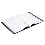 Rillstab black A4 hard cover display folder (40-pages)